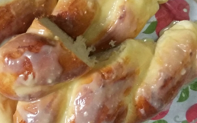 Pão doce de leite condensado de liquidificador