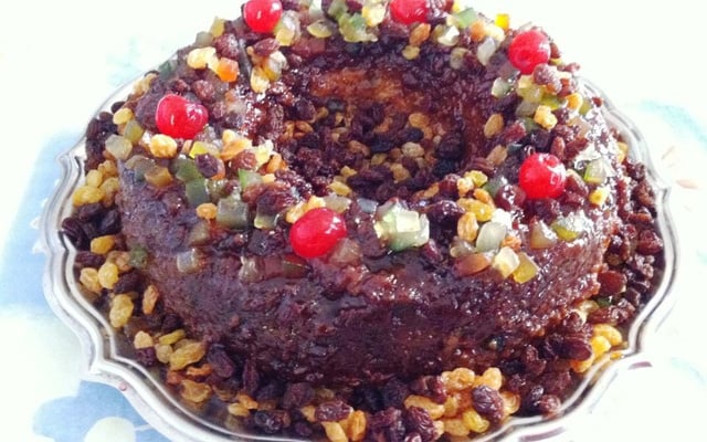 Delicioso pudim de pão