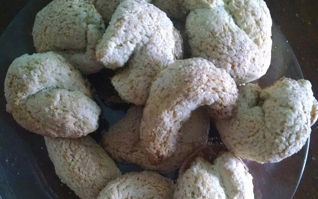 Biscoito de trigo assado