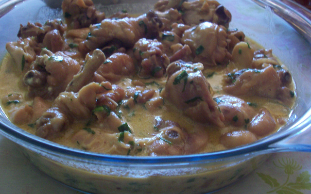 Frango com molho agridoce