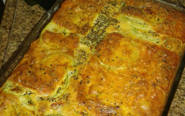 Torta de abobrinha saborosa