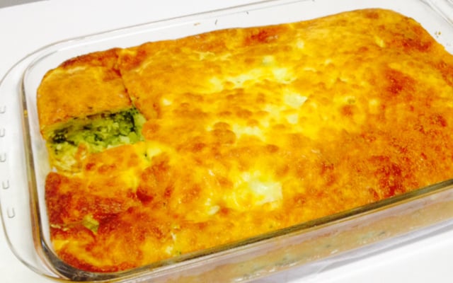 Torta de brócolis