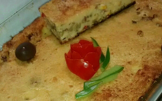 Torta salgada de sardinha