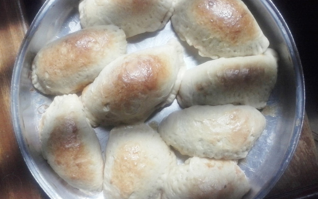 Pastel de frango assado