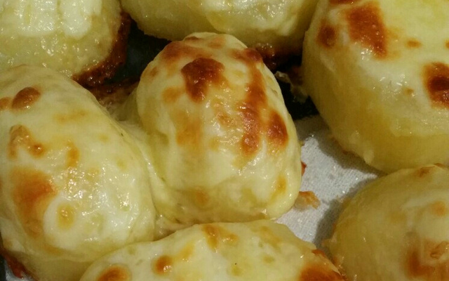 Batatas crocantes ao forno