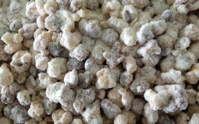 Pipoca de leite em pó e chocolate branco