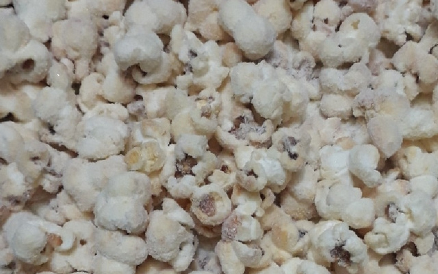 Pipoca com leite ninho