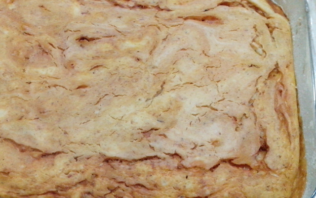 Torta de liquidificador feita com água