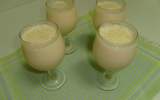 Mousse de leite em pó