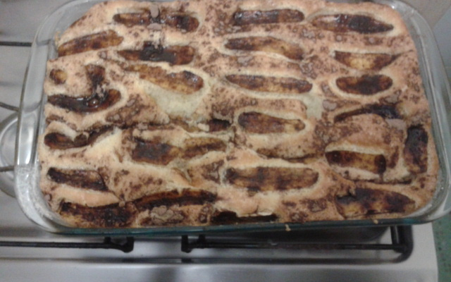Bolo de banana sem fermento