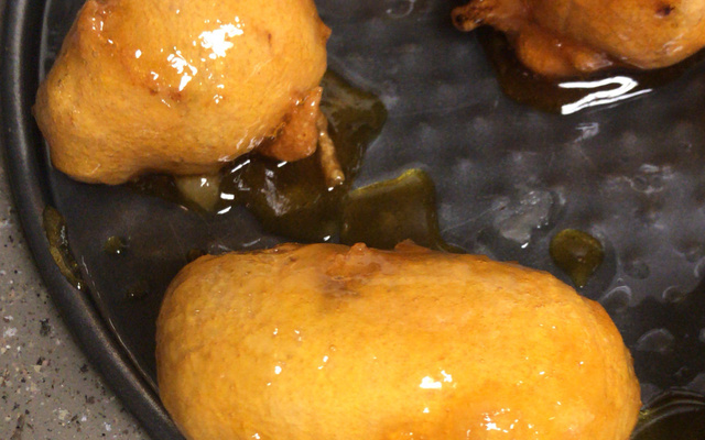 Banana caramelizada oriental