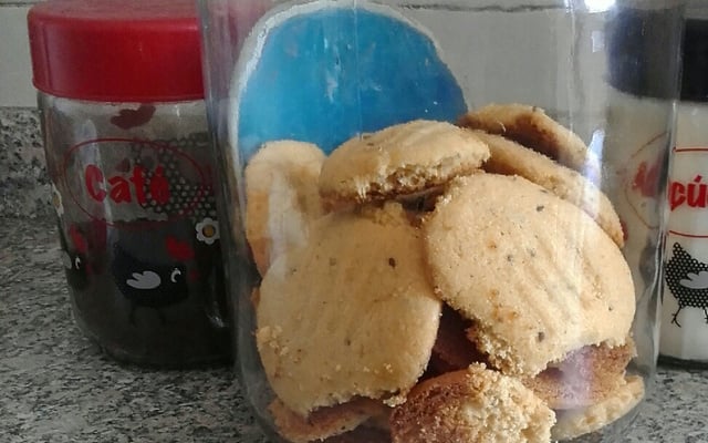 Biscoito de farinha de milho (fubá)