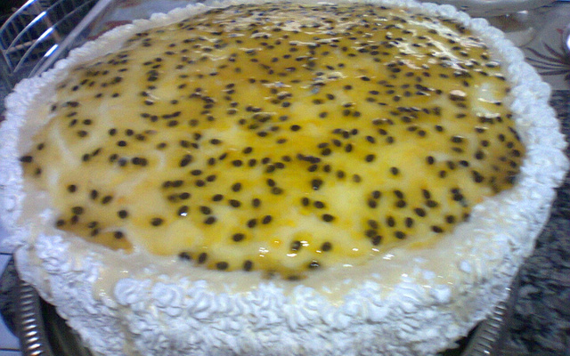 Bolo Mousse de Maracujá