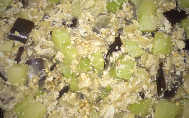 Berinjela com chuchu