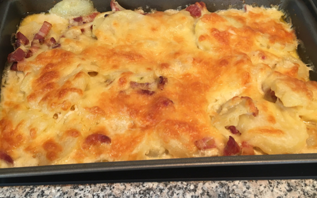 Batata gratinada