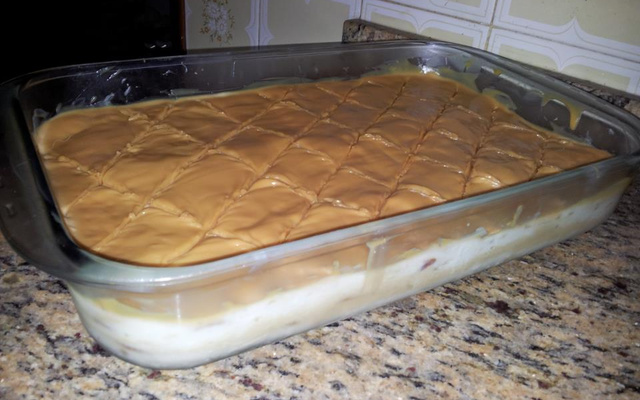 Pavê de doce de leite