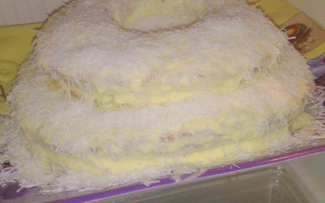 Bolo gelado de abacaxi