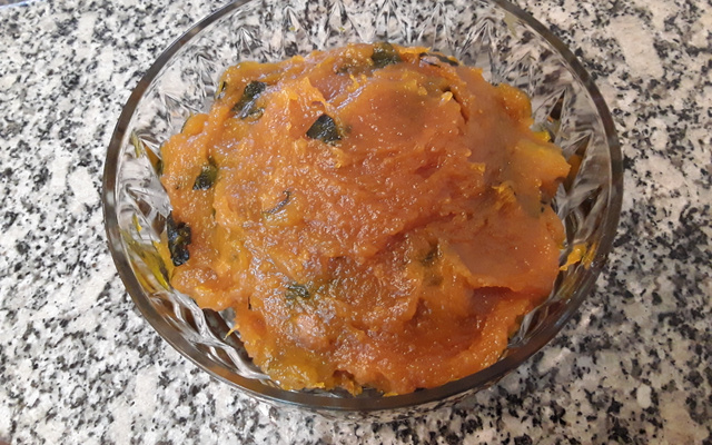 Doce de abóbora cabotiá