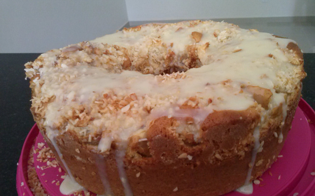 Bolo delicioso de maçã