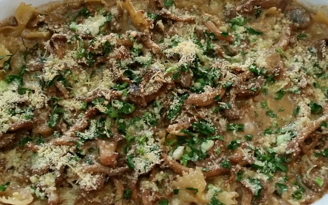 Macarrão com Shimeji