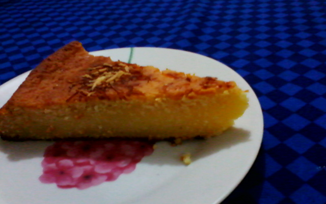 Sobremesa  de abacaxi com coco