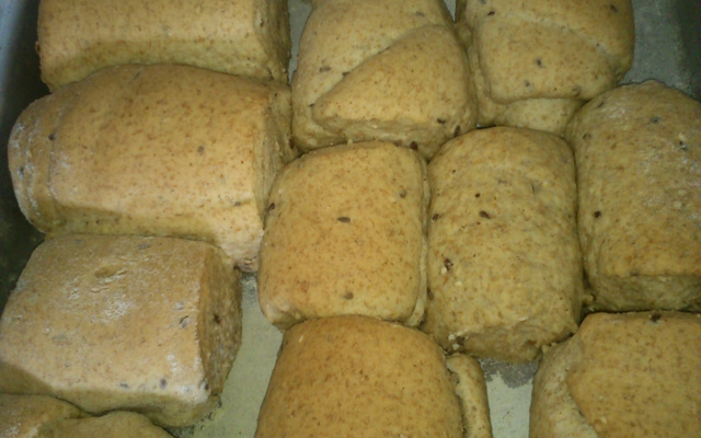 Pão integral de aveia