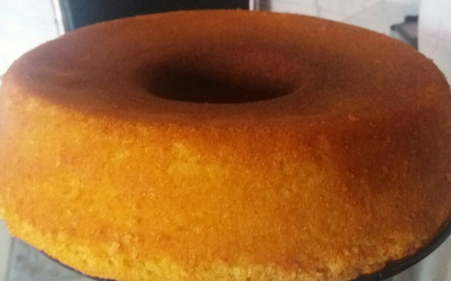 Bolo de creme de milho com requeijão