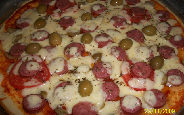 Pizza de liquidificador