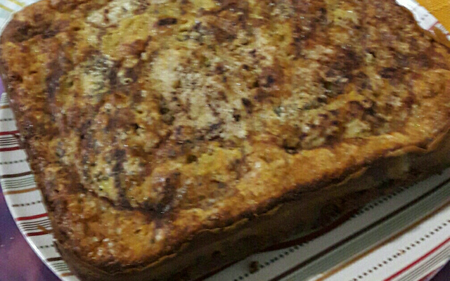 Torta de banana com aveia