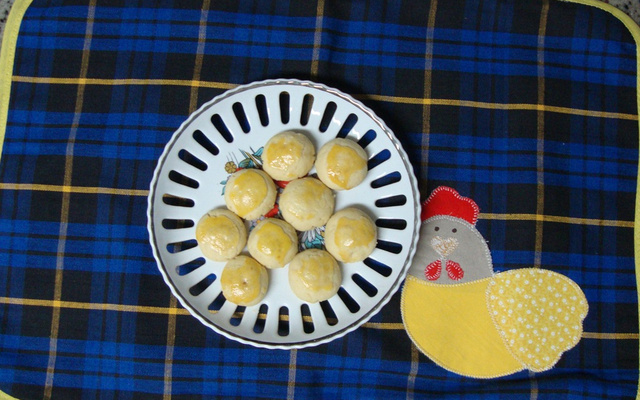 Bolinhas de queijo com goiabada do Lúcio Cezar