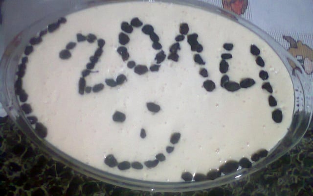 Mousse de suco em pó de frutas, rápido