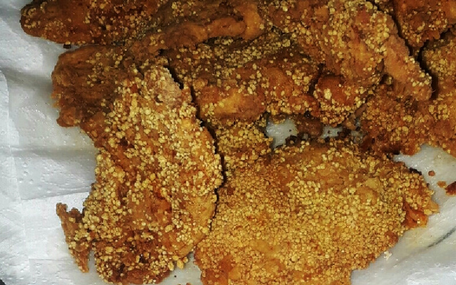 Filé de peito de frango à milanesa