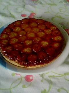 Torta cremosa de banana