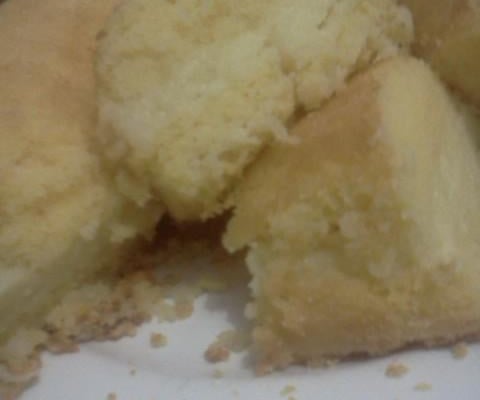 Bolo de fubá com 3 camadas