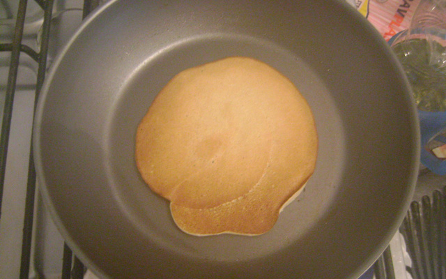 Waffle de frigideira (pancakes)