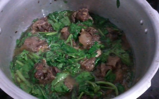 Rabada com agrião do Marcelo