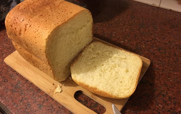 Pão rápido na máquina de pão