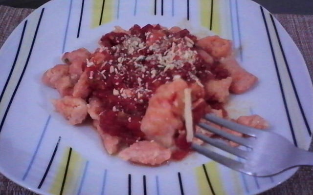 Nhoque de jerimum (abóbora)