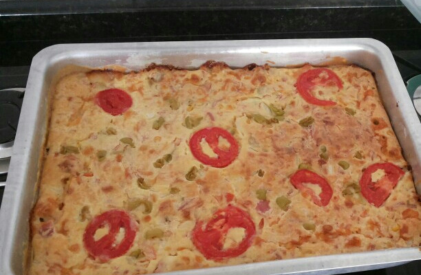 Torta de Presunto e Queijo