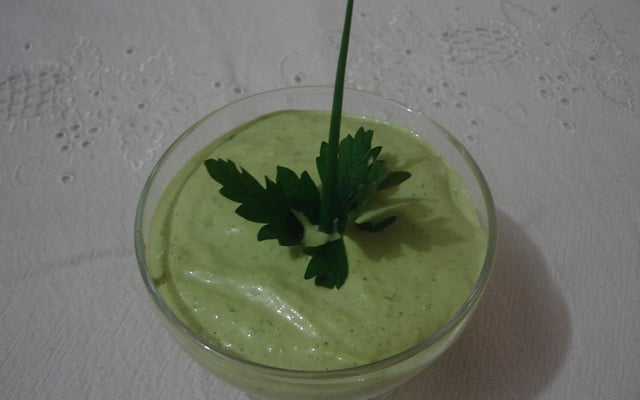 Molho verde delicioso
