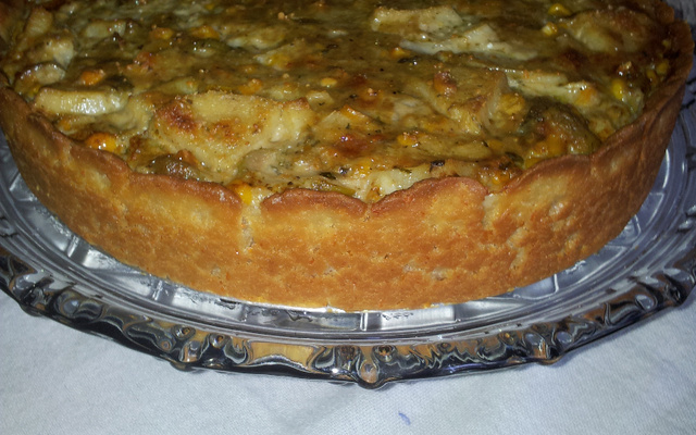 Torta de palmito da juçara