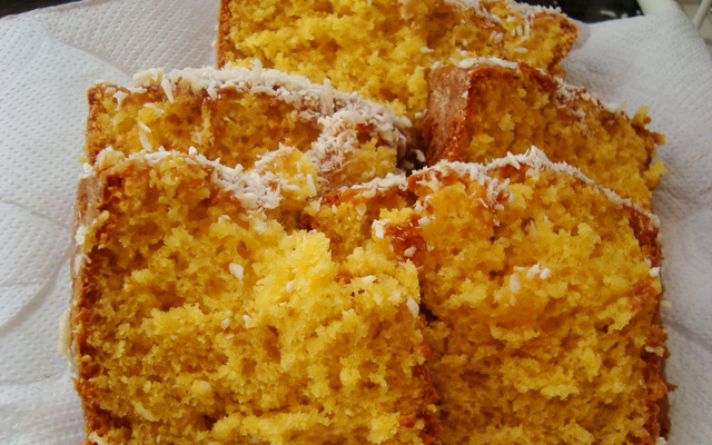 Bolo de coco prático