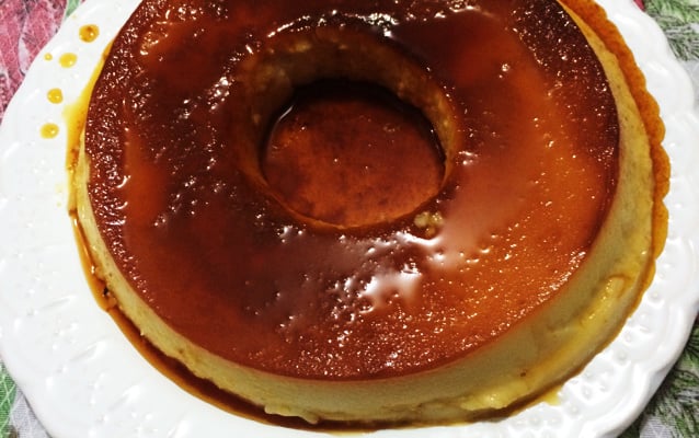 Pudim de leite condensado sem ovo