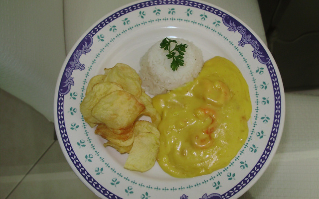 Bobó de camarão com batata baroa