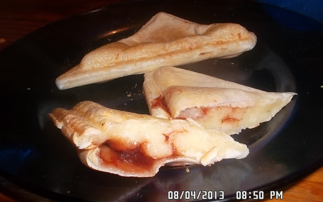 Pão de queijo na sanduicheira