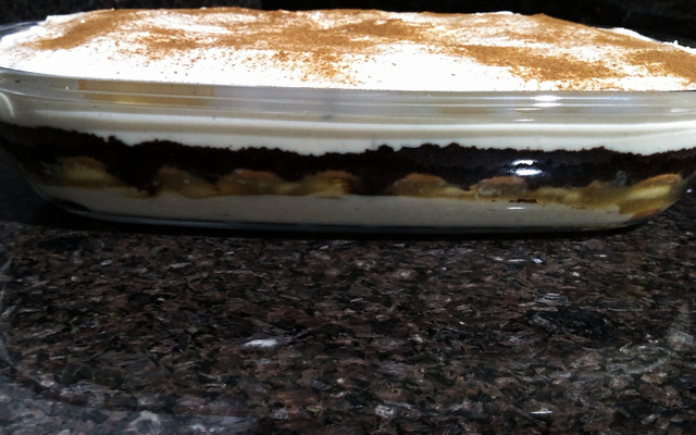 Pavê de banana com negresco