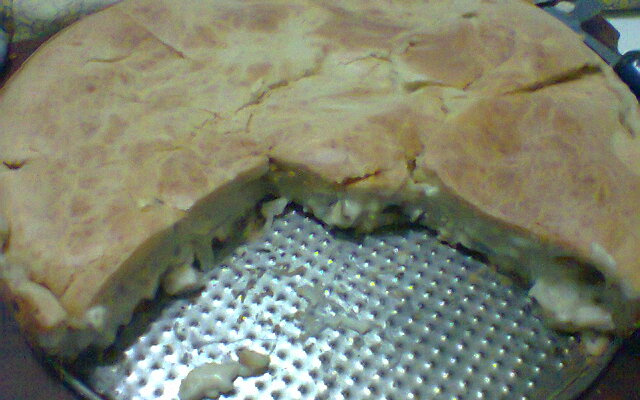 Torta de palmito de liquidificador