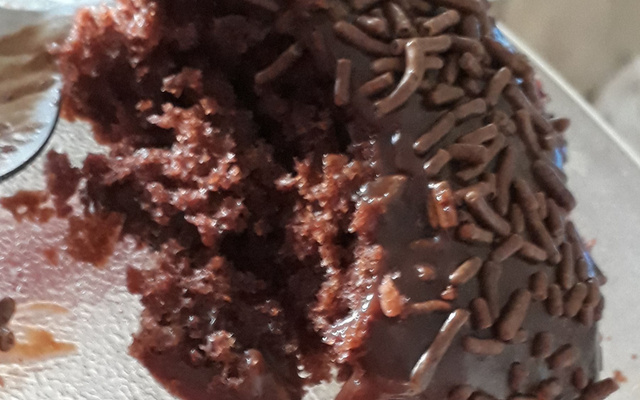 Bolo de chocolate fofinho