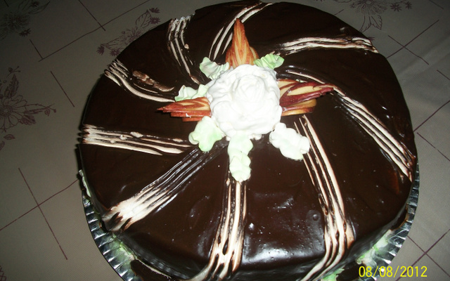 Bolo de chocolate gelado