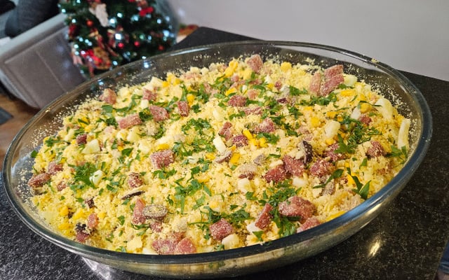 Farofa magnífica de Natal e Ano Novo